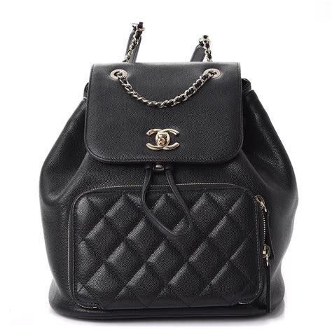 business affinity chanel backpack|chanel business affinity backpack size.